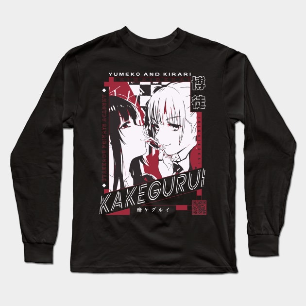 Yumeko and Kirari | IKIGAISEKAI V2 Long Sleeve T-Shirt by IKIGAISEKAI